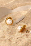 Lovelier Than Ever Pearl Stud Earrings Earrings - Tophatter Daily Deals