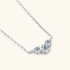 925 Sterling Silver Inlaid Moissanite Necklace Moissanite - Tophatter Daily Deals