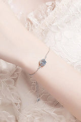 1 Carat Moissanite Chain Bracelet Moissanite - Tophatter Daily Deals