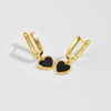 925 sterling silver Heart Drop Earrings Earrings - Tophatter Daily Deals