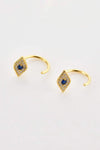 Zircon Geometric 925 Sterling Silver Earrings Earrings - Tophatter Daily Deals