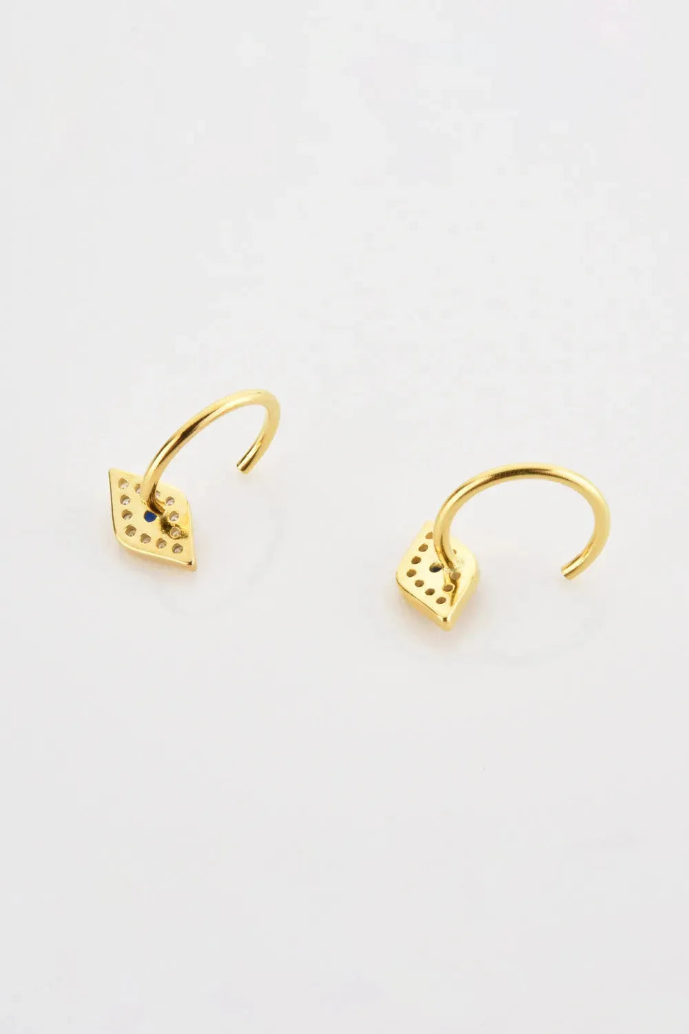 Zircon Geometric 925 Sterling Silver Earrings Earrings - Tophatter Daily Deals