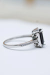 Platinum-Plated Agate Ring Rings - Tophatter Daily Deals