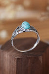 Turquoise 925 Sterling Silver Ring Rings - Tophatter Daily Deals