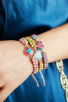 Handmade Heart Shape Natural Stone Bracelet Bracelets - Tophatter Daily Deals