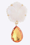 Contrast Teardrop Drop Earrings Earrings - Tophatter Daily Deals