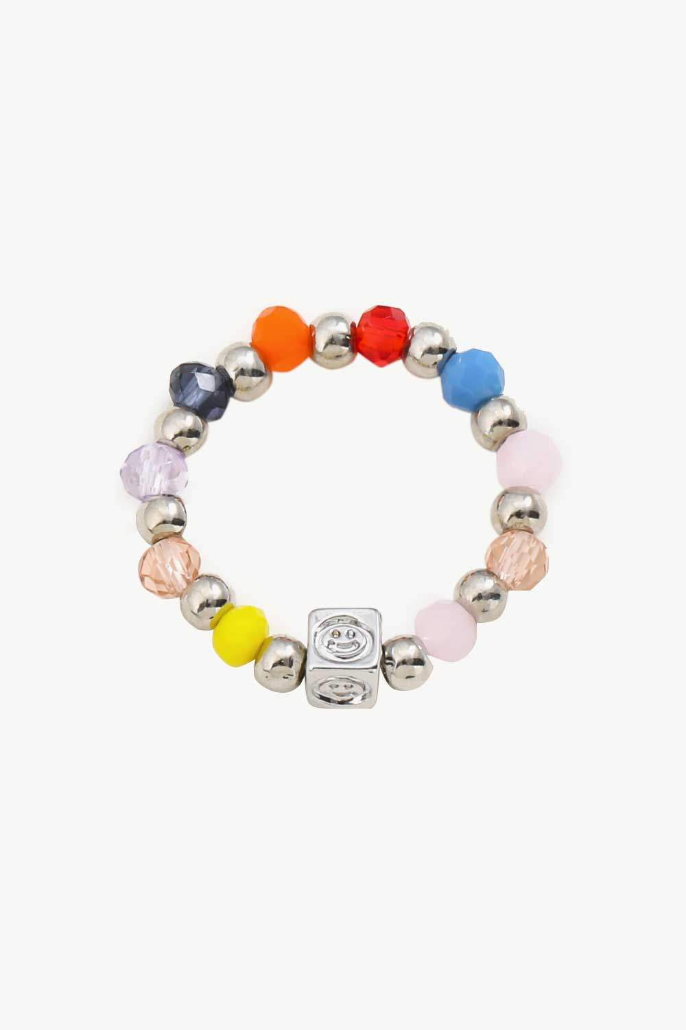 Colorful Bead Ring Rings - Tophatter Daily Deals