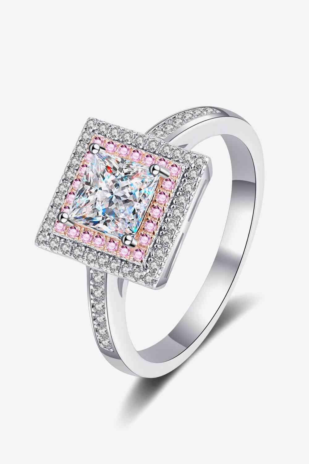 Stay Elegant 1 Carat Moissanite Ring Moissanite - Tophatter Daily Deals