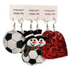 Snowman, Ball, and Heart Earrings Set Style D One Size Earrings - Tophatter Daily Deals