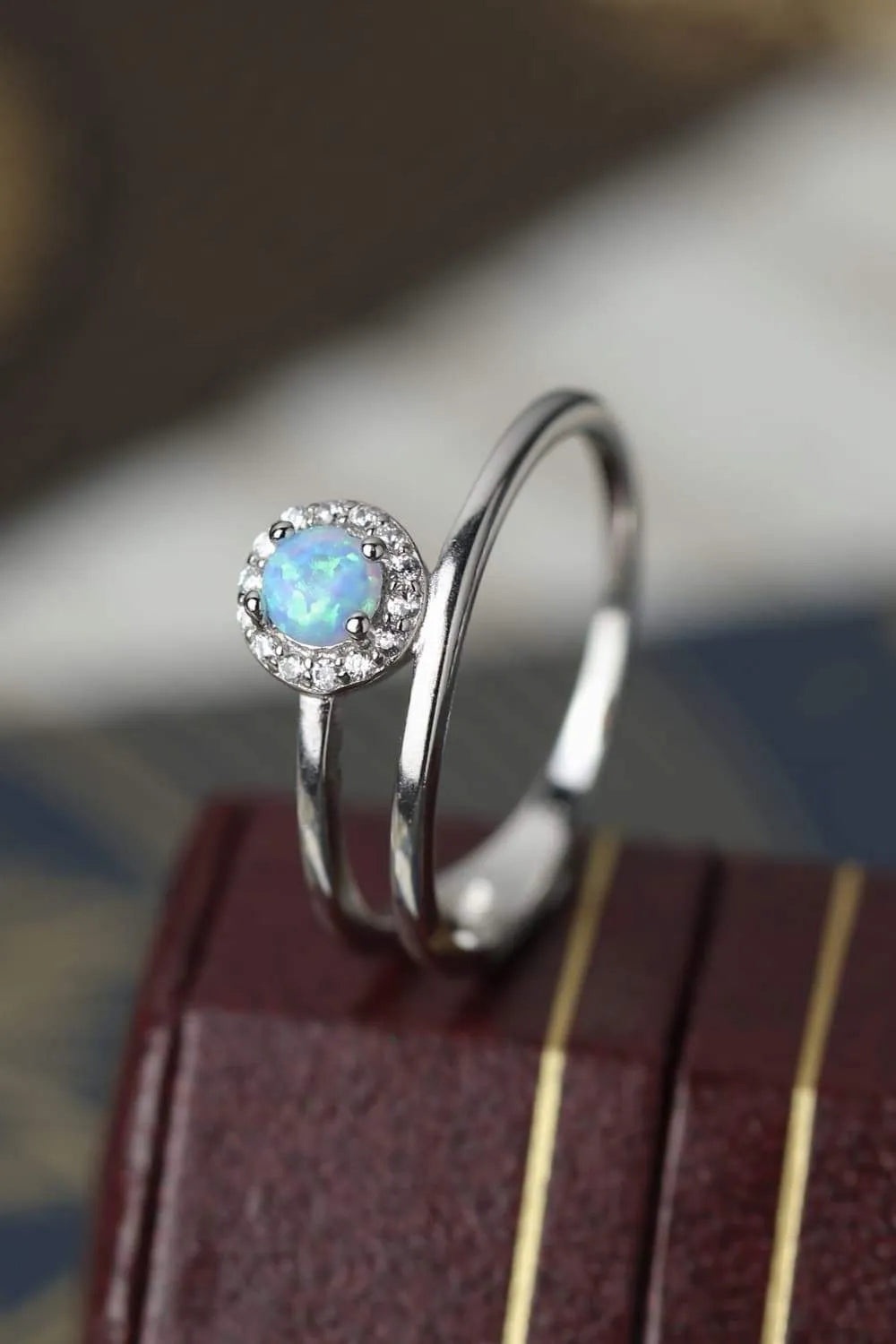 Opal Bypass Ring Opal - Tophatter Daily Deals