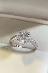 3 Carat Moissanite 925 Sterling Silver Ring Moissanite - Tophatter Daily Deals