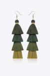 Layered Tassel Earrings Forest One Size Earrings - Tophatter Daily Deals