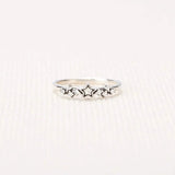 925 Sterling Silver Star Ring Silver Rings - Tophatter Daily Deals