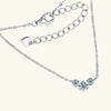 925 Sterling Silver Inlaid Moissanite Necklace Moissanite - Tophatter Daily Deals