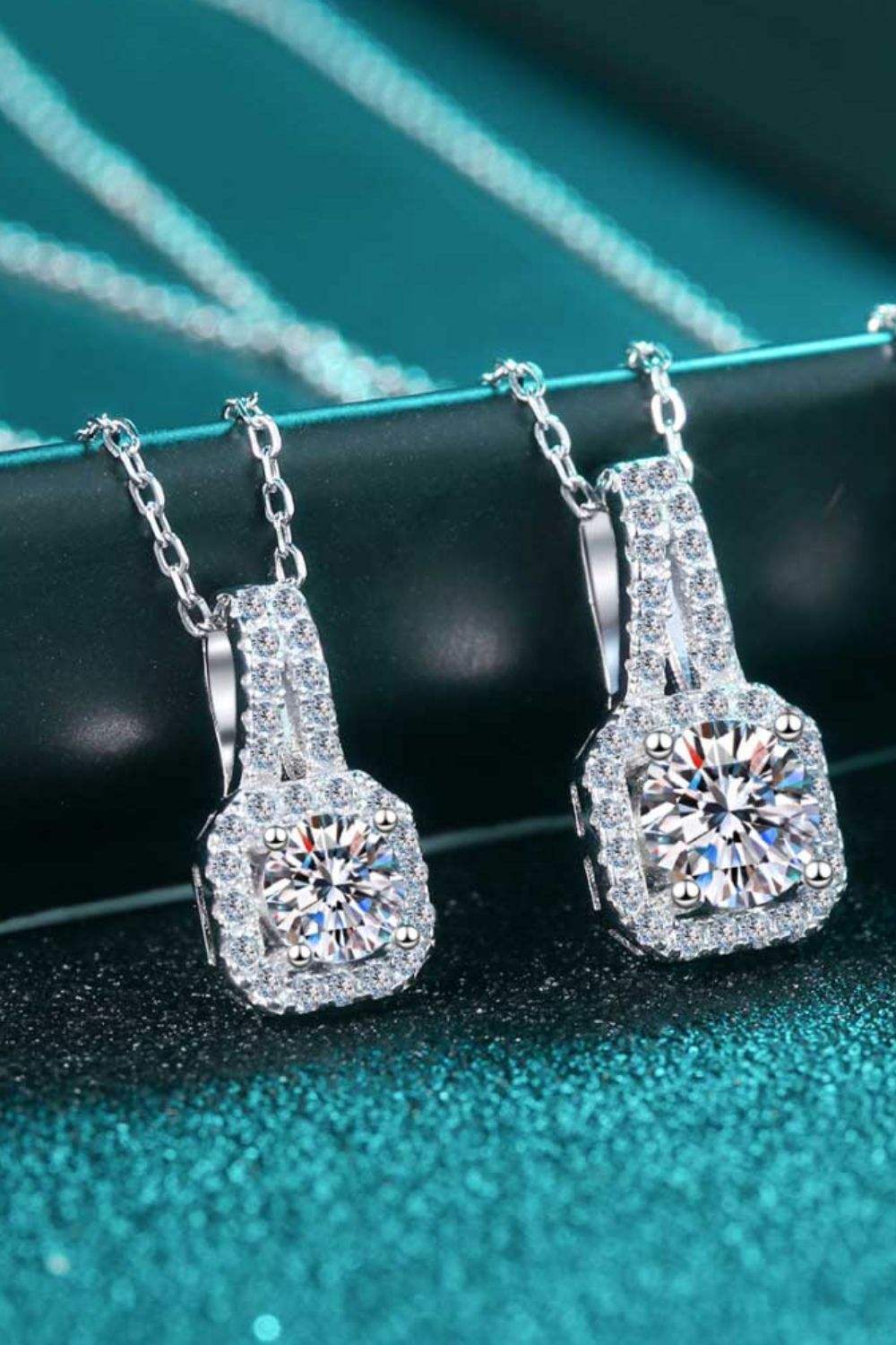 Adored 1 Carat Moissanite Necklace Moissanite - Tophatter Daily Deals