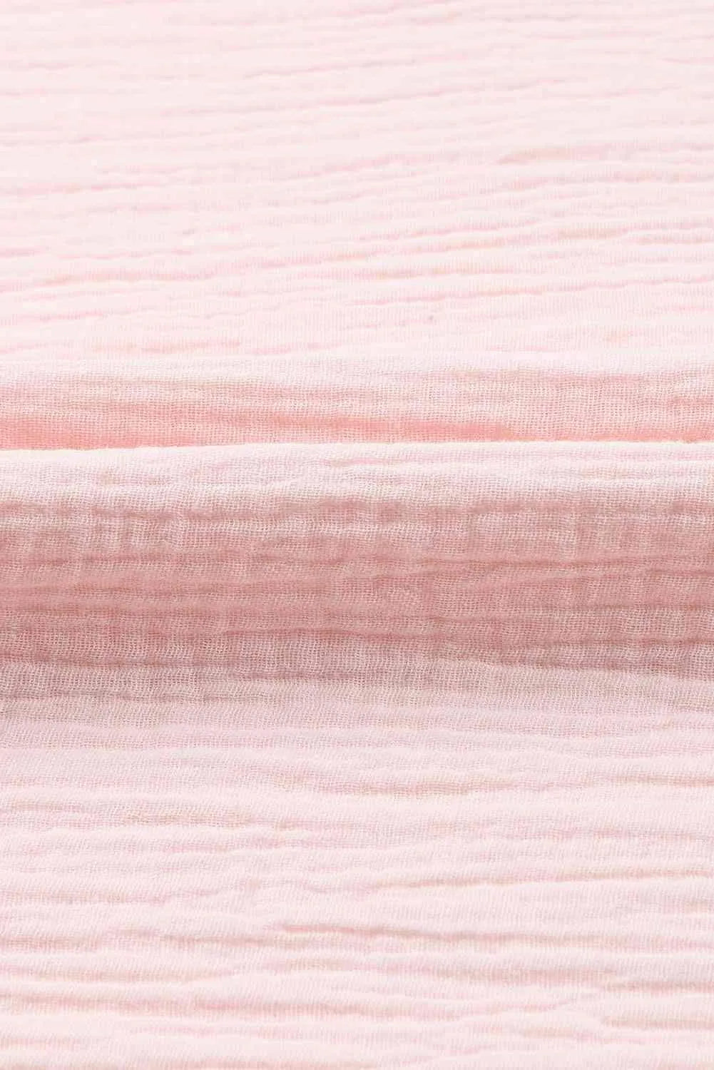 Textured Flutter Sleeve Keyhole Blouse Blouses - Tophatter Daily Deals