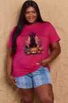 Simply Love Full Size Halloween Theme Graphic T-Shirt Women's T-Shirts - Tophatter Daily Deals