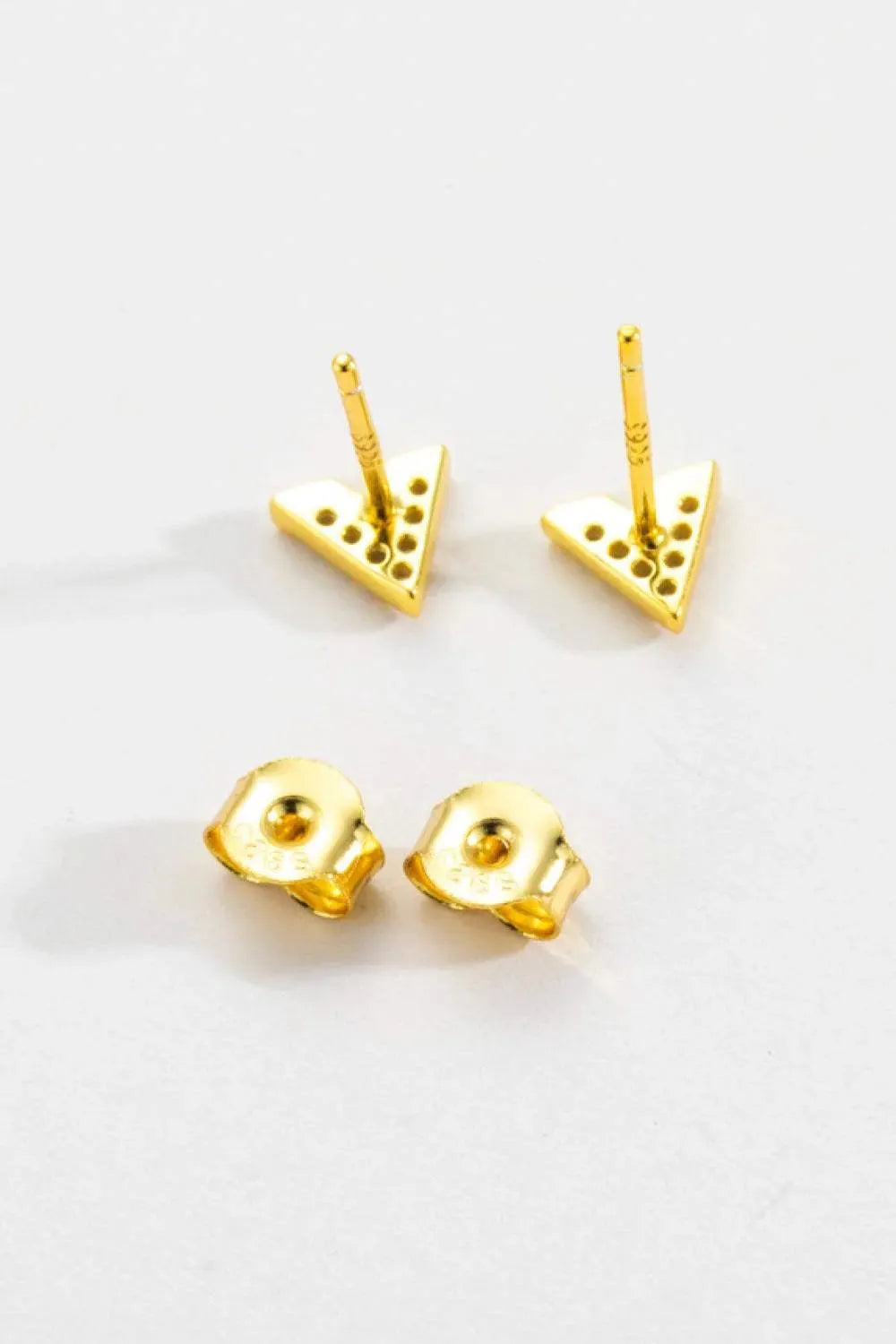 Zircon 925 Sterling Silver Stud Earrings Earrings - Tophatter Daily Deals