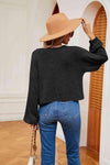 V-Neck Long Sleeve Top Blouses - Tophatter Daily Deals