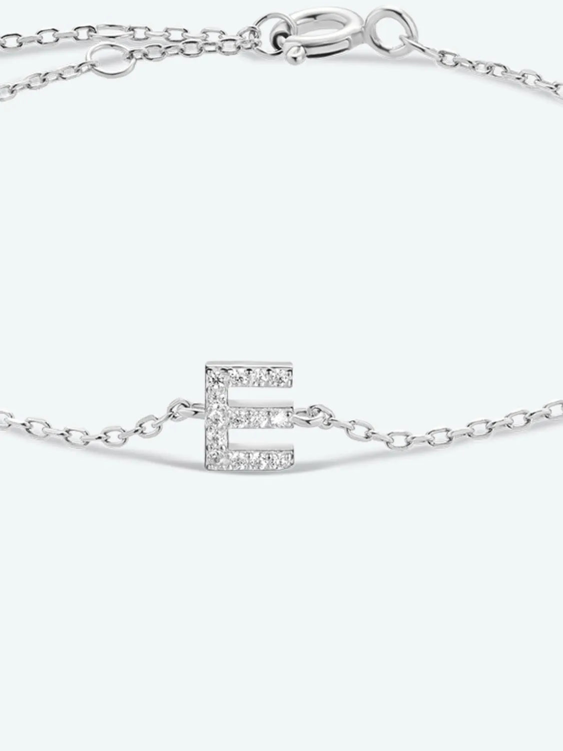 A To F Zircon 925 Sterling Silver Bracelet Bracelets - Tophatter Daily Deals