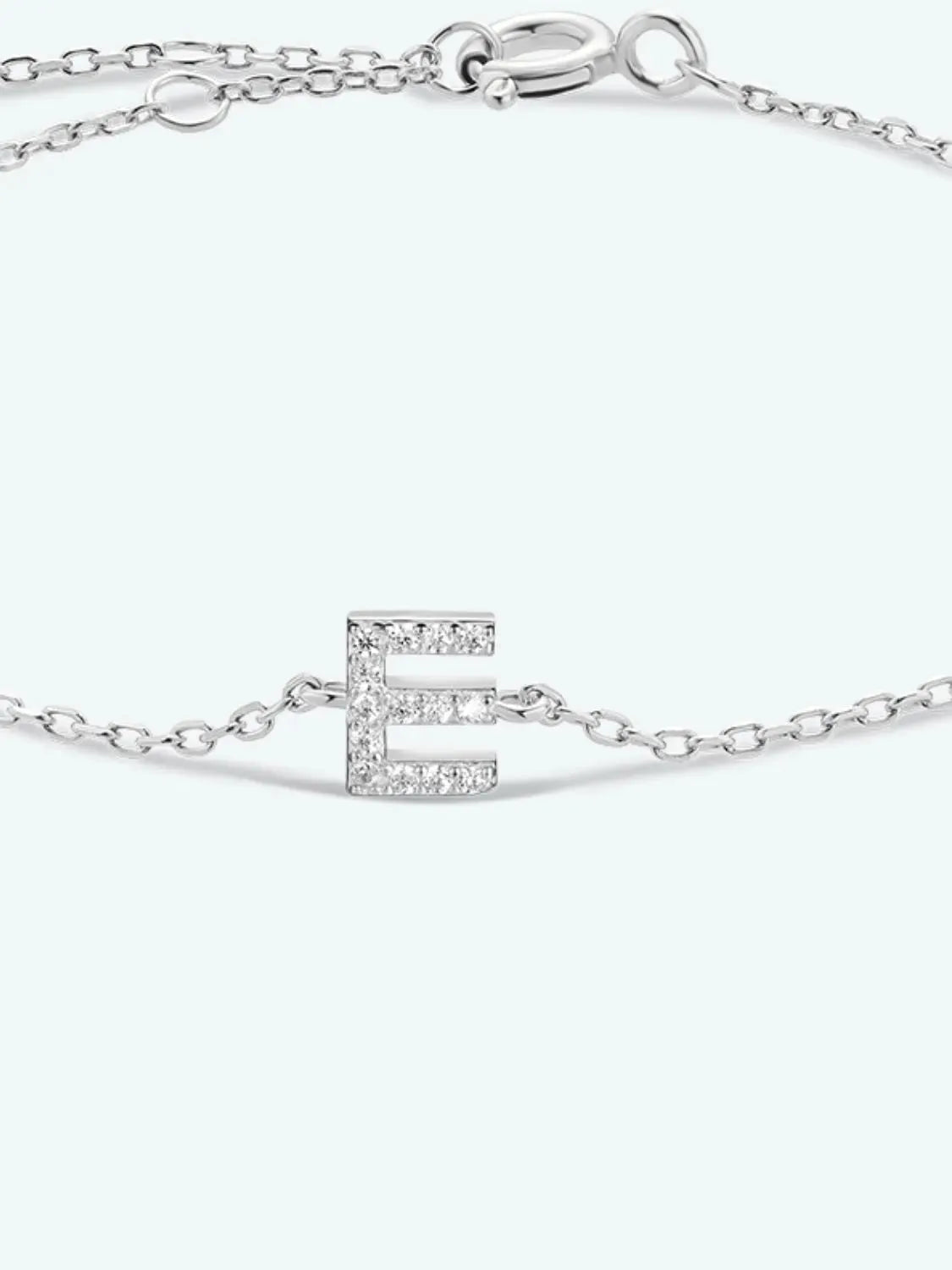 A To F Zircon 925 Sterling Silver Bracelet Bracelets - Tophatter Daily Deals
