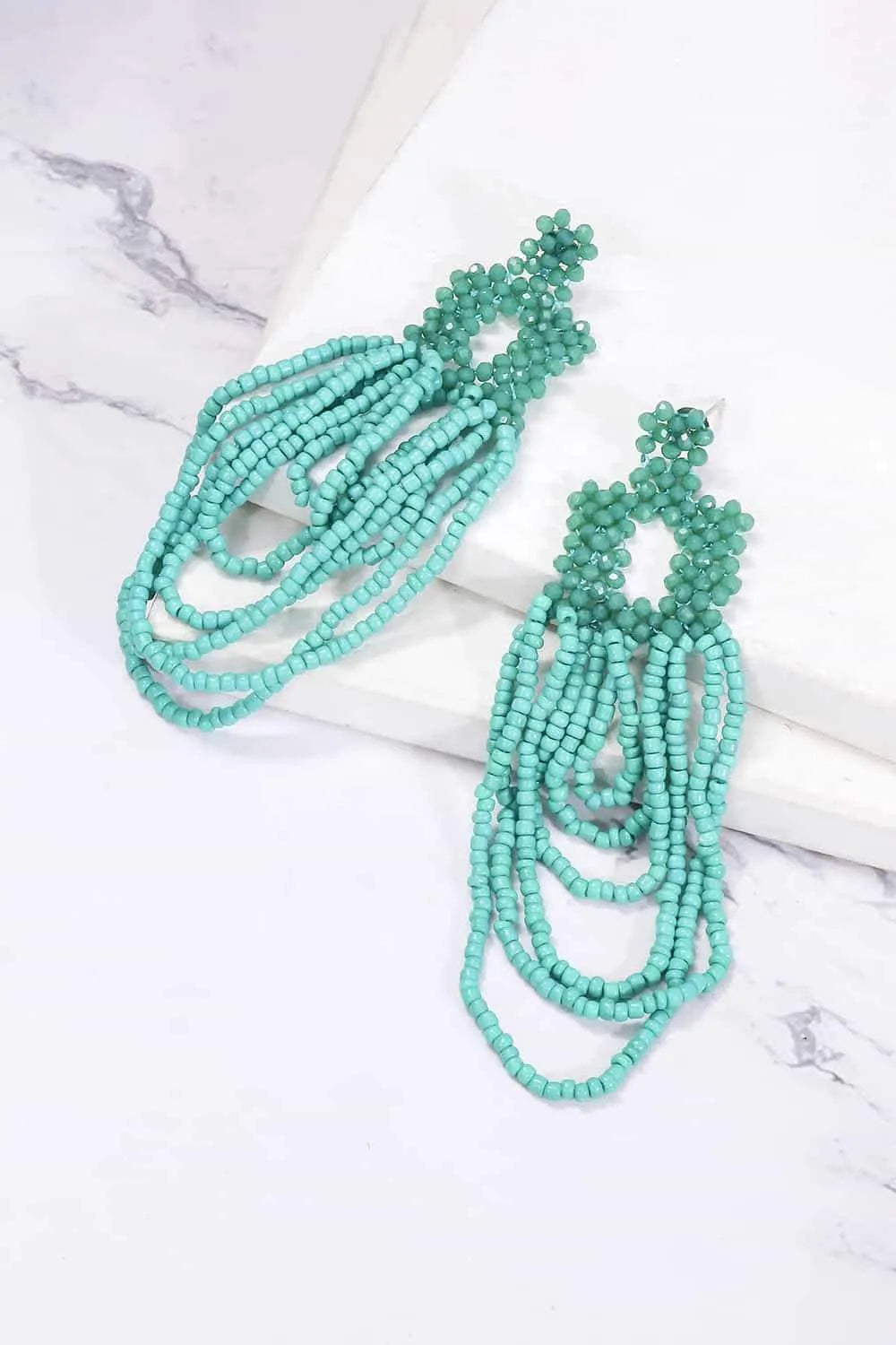 Beaded Dangle Earrings Earrings - Tophatter Daily Deals