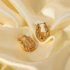 Twisted Hoop Earrings Earrings - Tophatter Daily Deals
