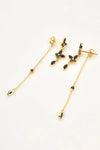 Inlaid Zircon 925 Sterling Silver Earrings Earrings - Tophatter Daily Deals