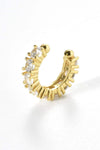 Inlaid Zircon Single Cuff Earring Earrings - Tophatter Daily Deals
