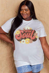 Simply Love Full Size WILD SOUL Graphic Cotton T-Shirt Women's T-Shirts - Tophatter Daily Deals