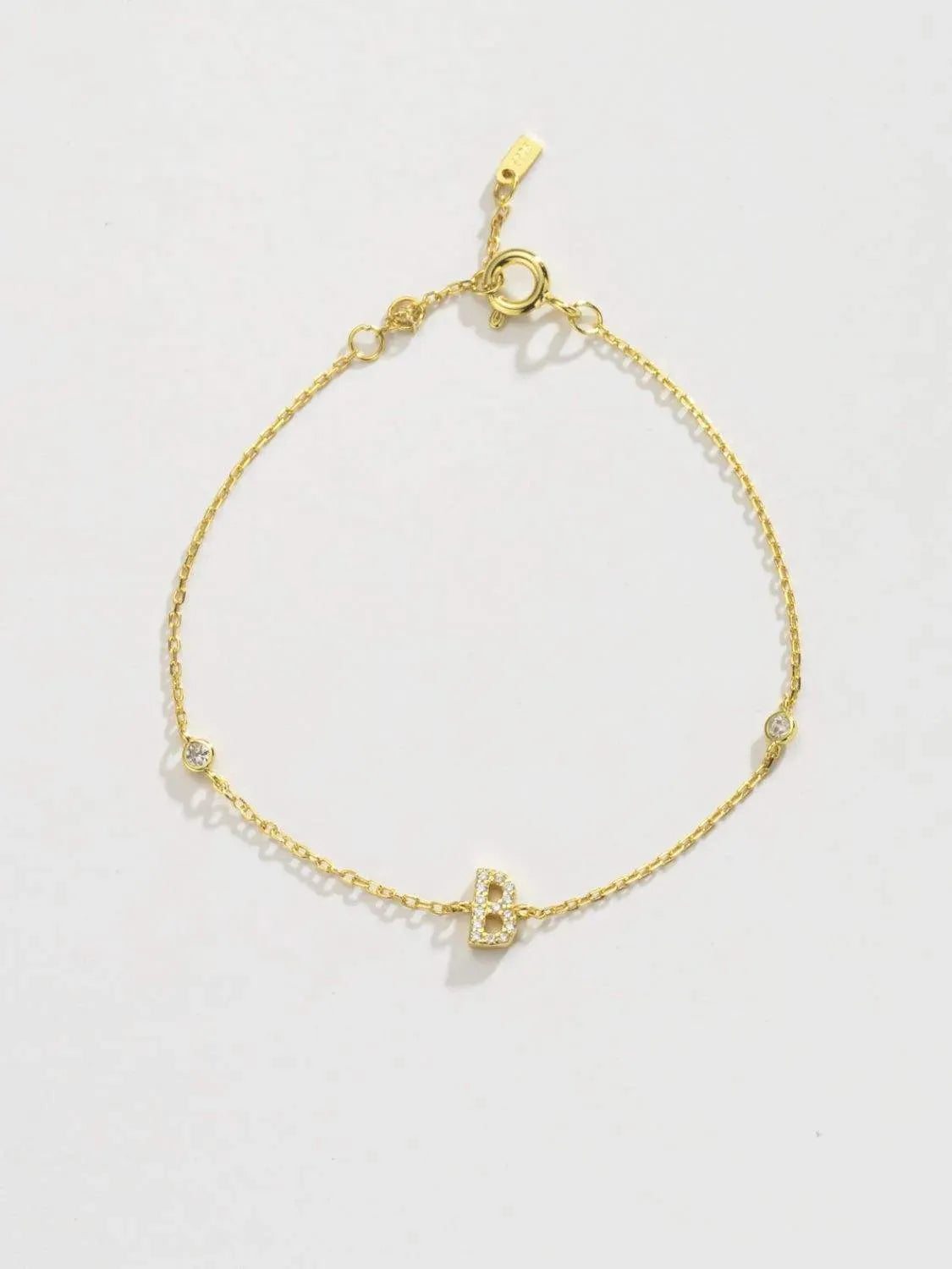 A To F Zircon 925 Sterling Silver Bracelet Bracelets - Tophatter Daily Deals