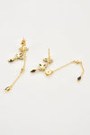 Inlaid Zircon 925 Sterling Silver Earrings Earrings - Tophatter Daily Deals