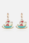 Christmas Theme Alloy Earrings Style J One Size Earrings - Tophatter Daily Deals