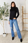 BOMBOM Turtleneck Long Sleeve Blouse Blouses - Tophatter Daily Deals