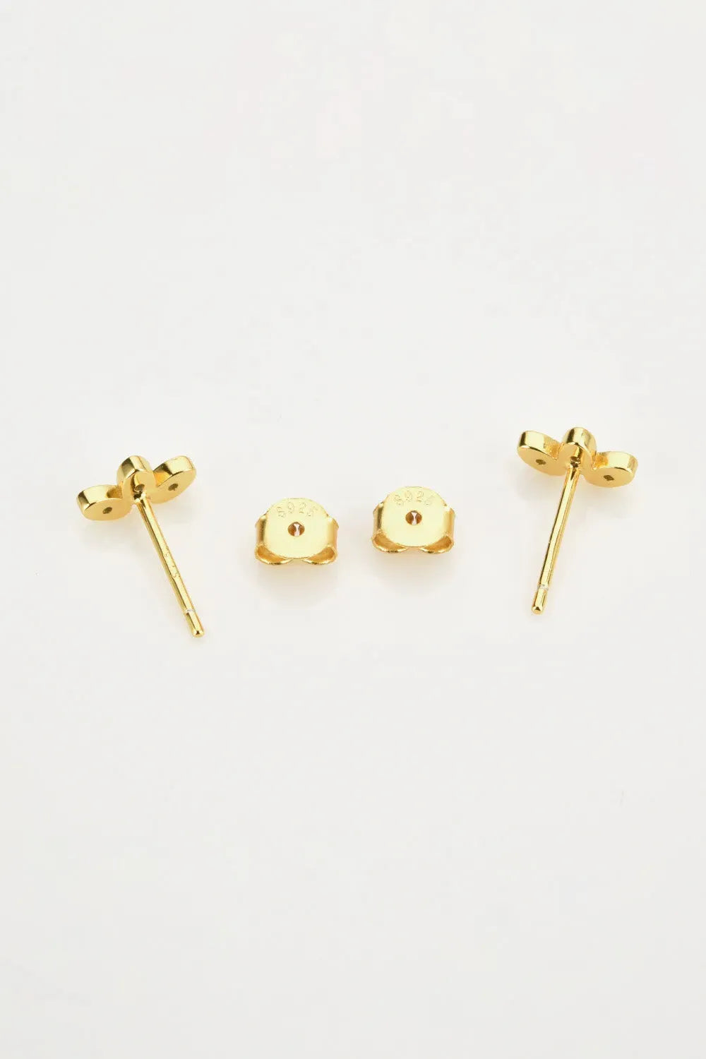 Inlaid 925 Sterling Silver Stud Earrings Earrings - Tophatter Daily Deals