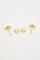 Inlaid 925 Sterling Silver Stud Earrings Earrings - Tophatter Daily Deals
