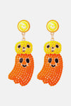 Halloween Ghost Shape Dangle Earrings Pumpkin One Size Earrings - Tophatter Daily Deals