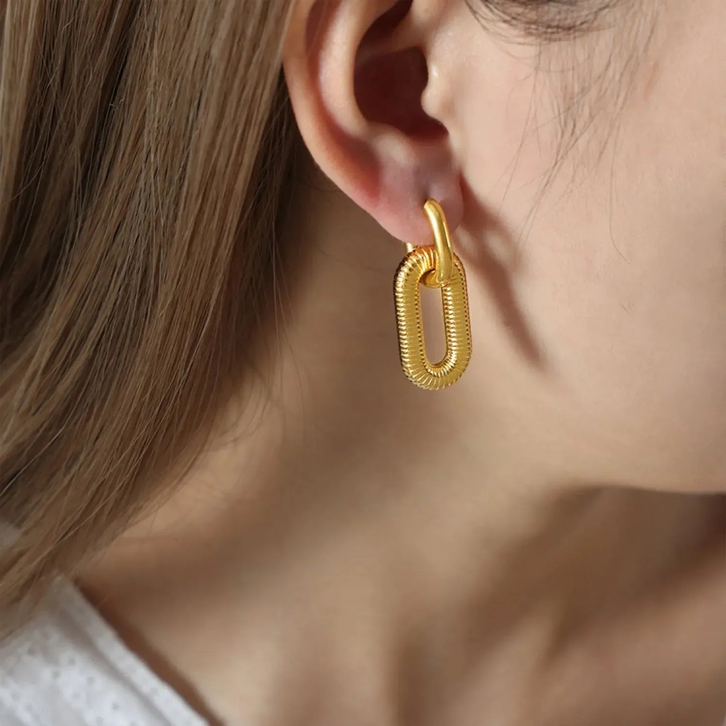 Titanium steel Dangle Earrings Earrings - Tophatter Daily Deals
