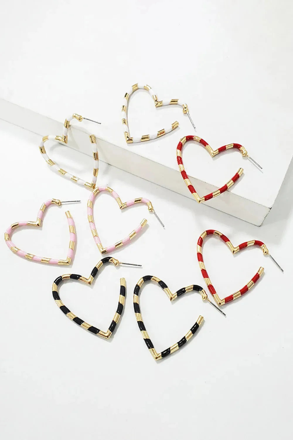 Heart Shape Dangle Earrings Earrings - Tophatter Daily Deals