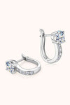 2 Carat Moissanite 925 Sterling Silver Earrings Moissanite - Tophatter Daily Deals