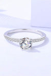 Moissanite 2-Piece 925 Sterling Silver Ring Moissanite - Tophatter Daily Deals