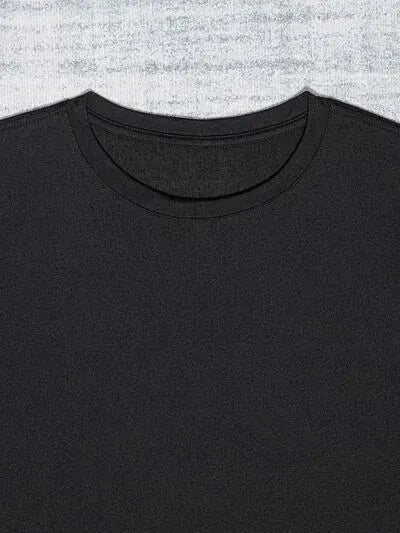 Round Neck Short Sleeve T-Shirt Women's T-Shirts - Tophatter Daily Deals
