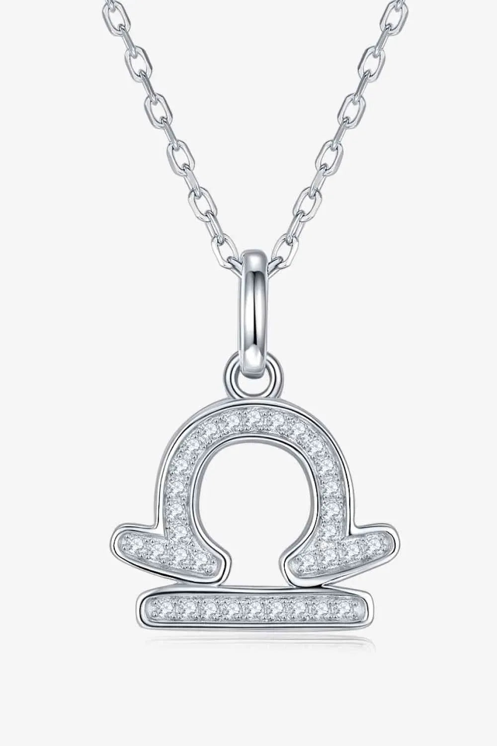 Moissanite Constellation Pendant Necklace Libra One Size Moissanite - Tophatter Daily Deals
