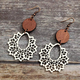 Geometric Cutout Dangle Earrings Earrings - Tophatter Daily Deals