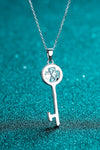 Adored Moissanite Key Pendant Necklace - Tophatter Deals