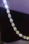 10 Carat Moissanite Platinum-Plated Bracelet Moissanite - Tophatter Daily Deals