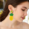 Bead Stainless Steel Pineapple Earrings Earrings - Tophatter Daily Deals