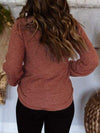 Plus Size Square Neck Long Sleeve T-Shirt Women's T-Shirts - Tophatter Daily Deals