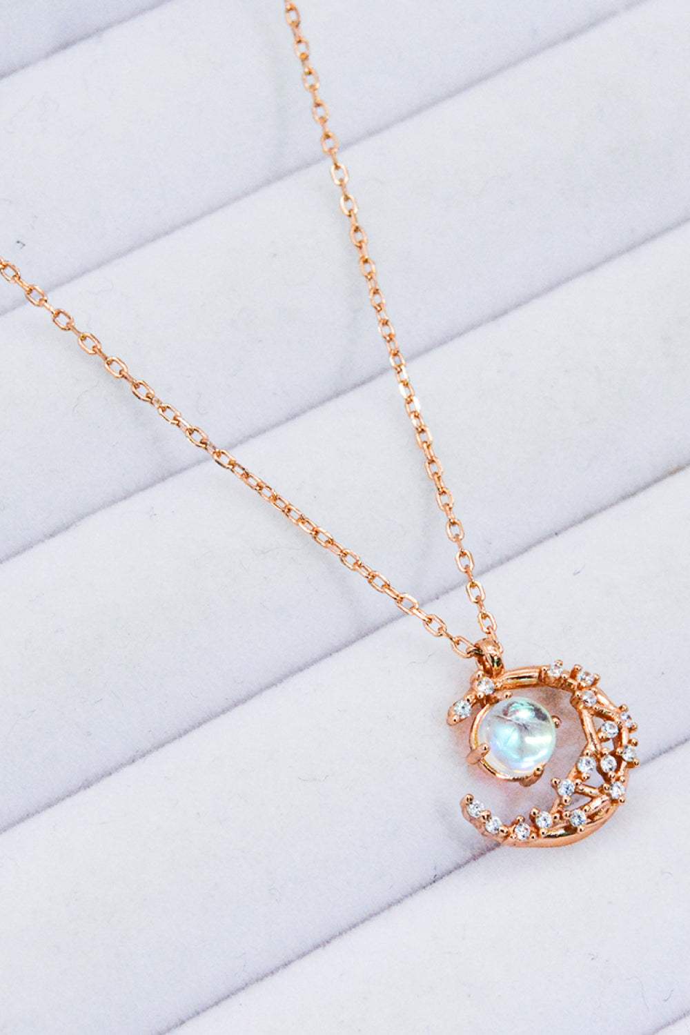 Where It All Began Moonstone Necklace Moonstone - Tophatter Daily Deals