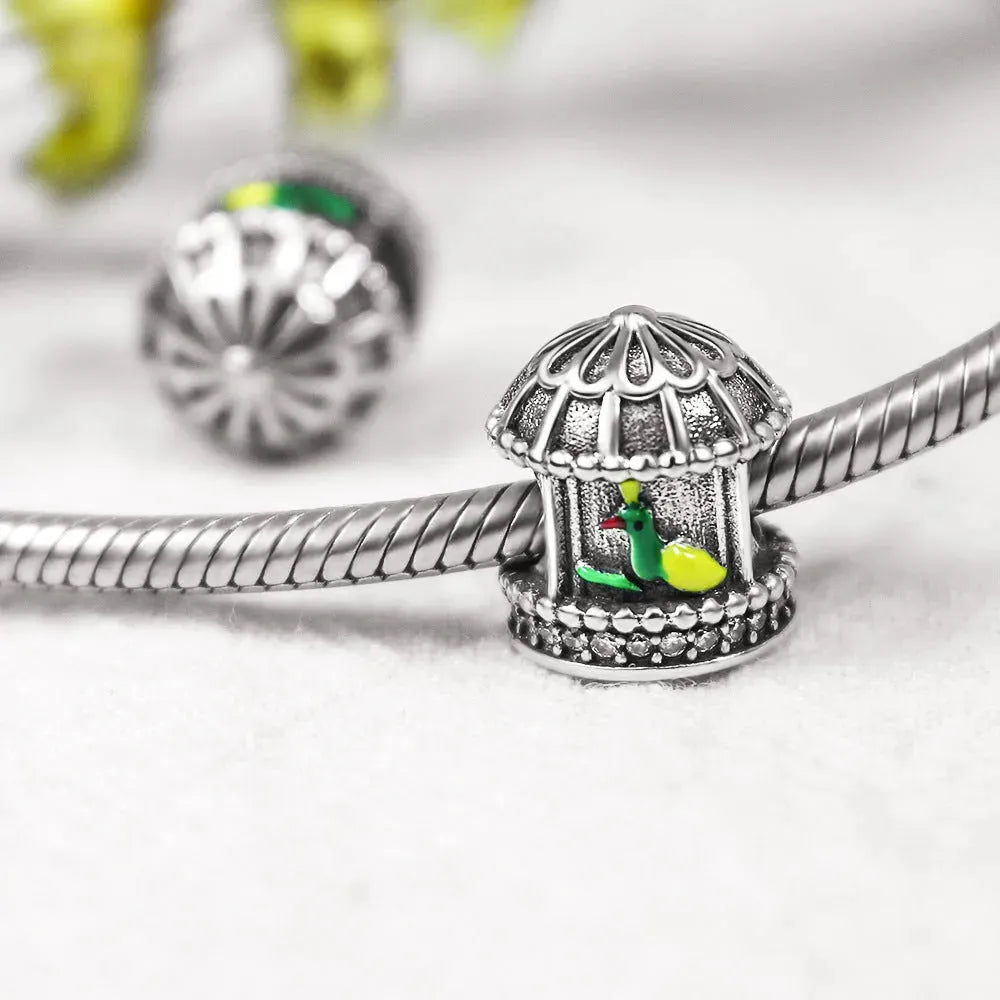 One Piece 925 Sterling Silver Bead Charm Bracelets - Tophatter Daily Deals